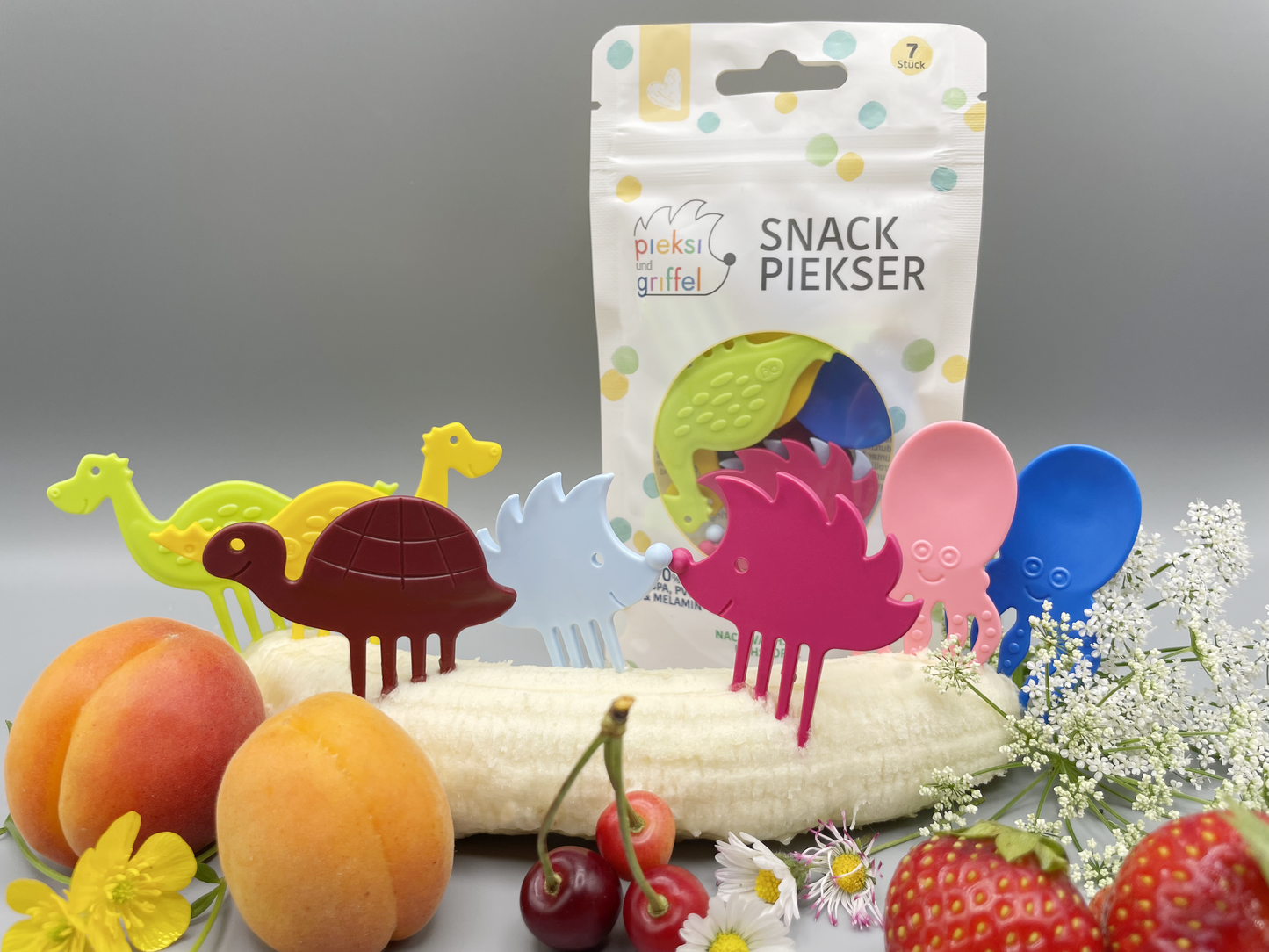 NEU! Pieksi 7er Set "Happy Pieksis" 🦔🐢🦕🐙