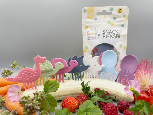 Pieksi 7er Set "Seven Softies" 🎀🦔🐢🦕🐙