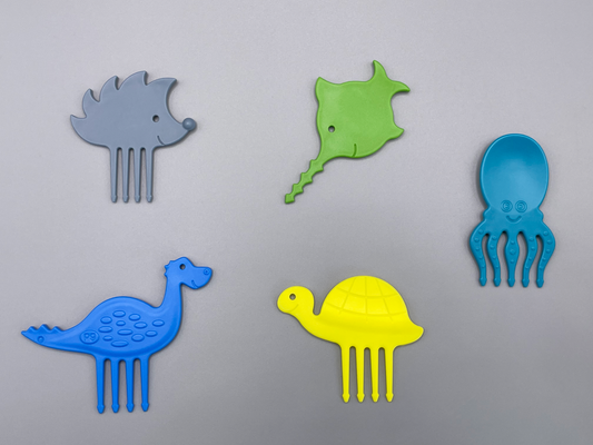 NEU! Pieksi 5er Set "Funky Friends" 🦔🐢🦕🐙🐟