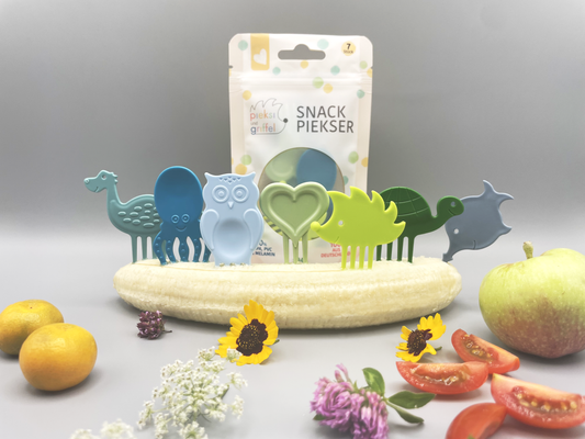 Pieksi 7er Set "Splashy Seven" 🦔🐢🦕🐙🐟❤️🦉