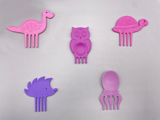 Pieksi 5er Set "Berry Five" 🦔🐢🦕🐙🦉