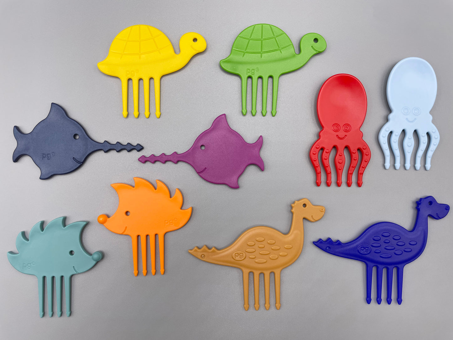 NEW! Pieksi set of 10 "The Perfect Ten" 🦔🐢🐟🦕🐙