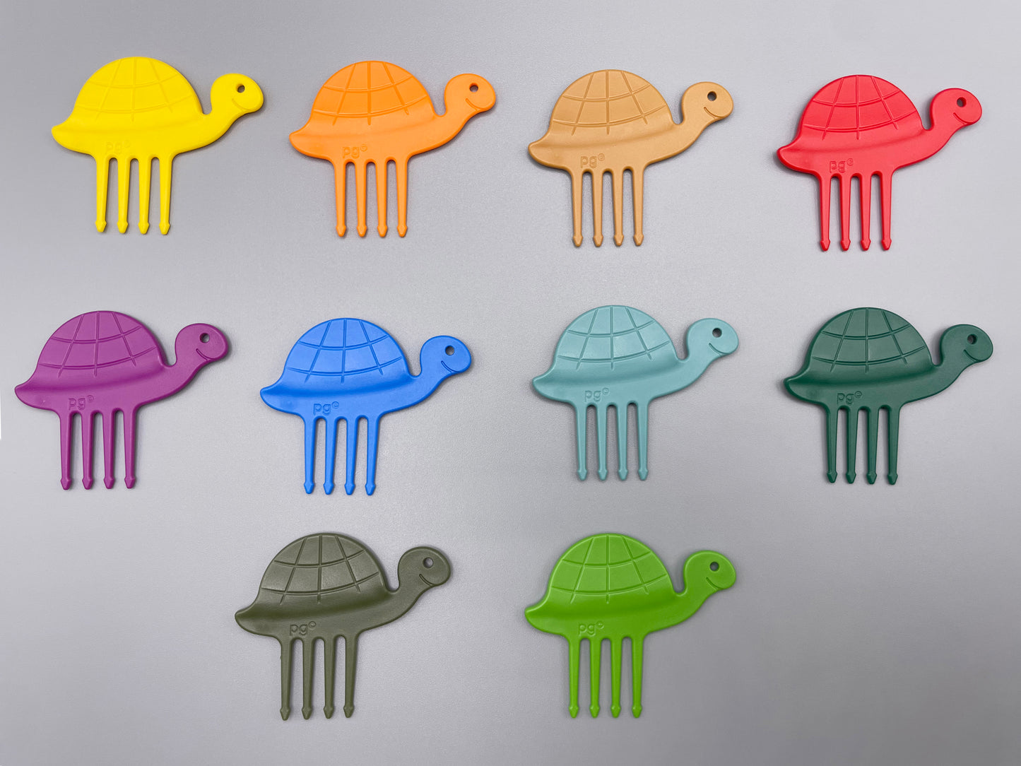  Pieksi set of 10 "Ten Turtles" (10 colors) 🐢