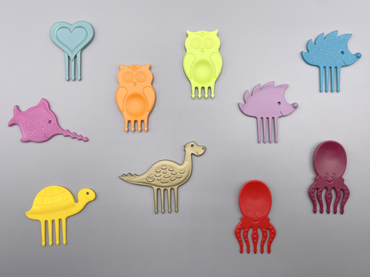 Pieksi 10er Set "Mixed Ten" 🦔🐢🦕🐙🐟❤️🦉
