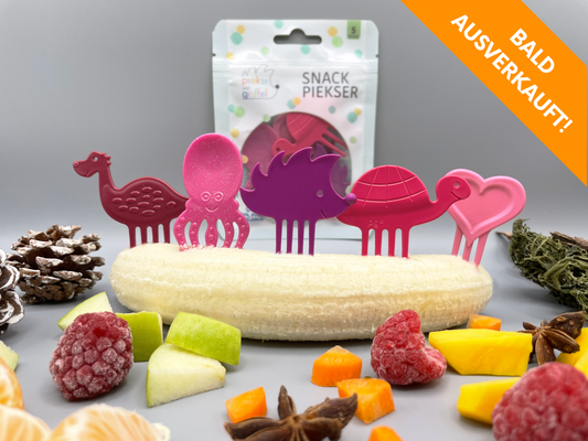 Pieksi 5er Set "Pretty in pink" 🦔🐢🦕🐙❤️