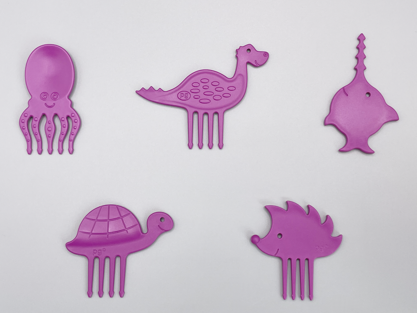 NEW! Pieksi Set of 5 "Shape Shifters" 🦔🐢🦕🐙🐟