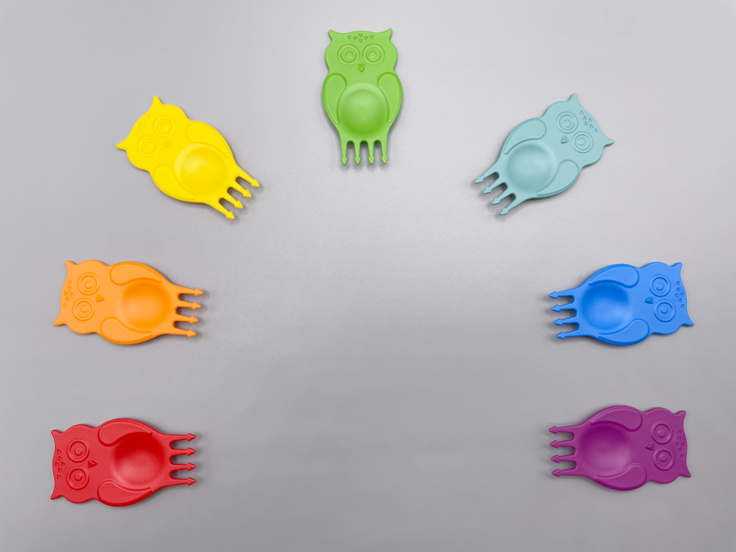 NEW! Pieksi set of 5 "Colourfowls" 🦉🌈